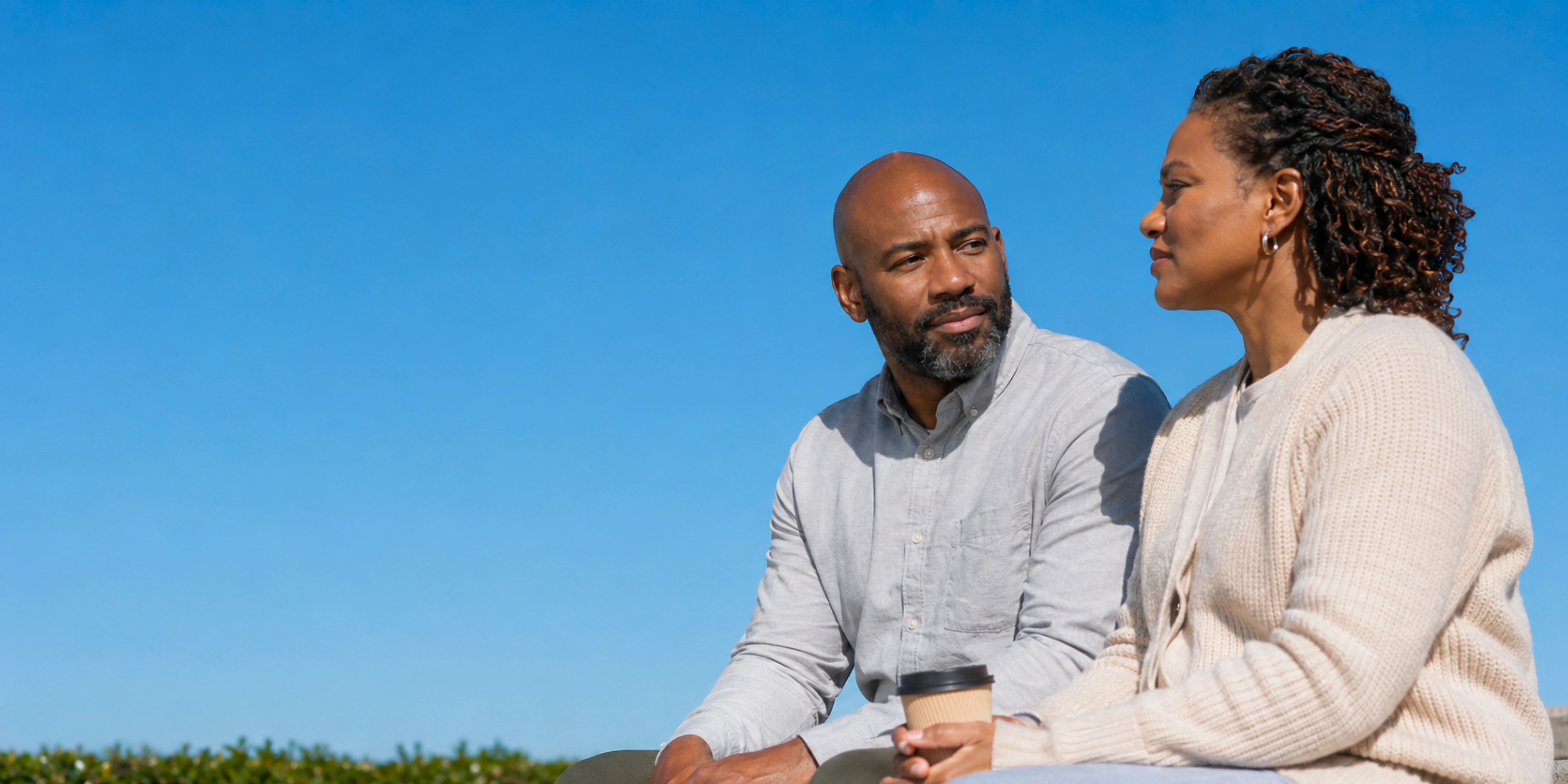 Adults discussing practical steps before psychiatric care